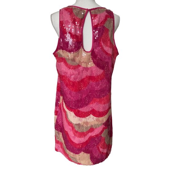 Trina Turk‎ kaleidoscope sequin dress size 10 - Picture 4 of 10